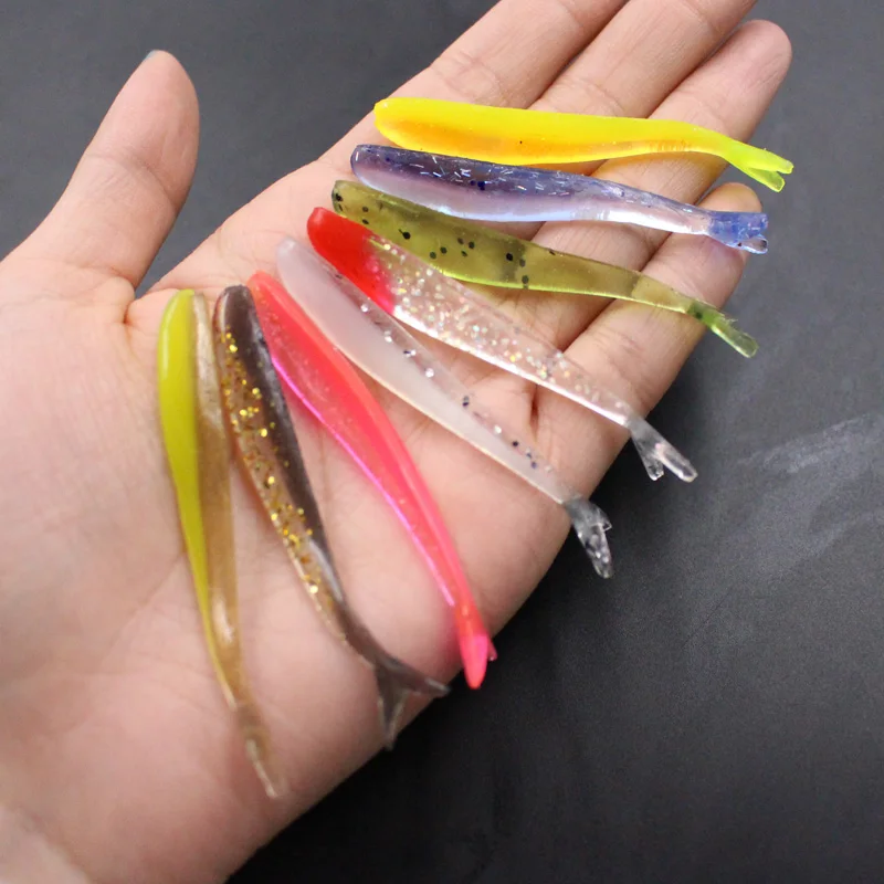 10pcs 6.5cm/1.1g Artifical Panfish Lure Swim bait Perch bait fishing