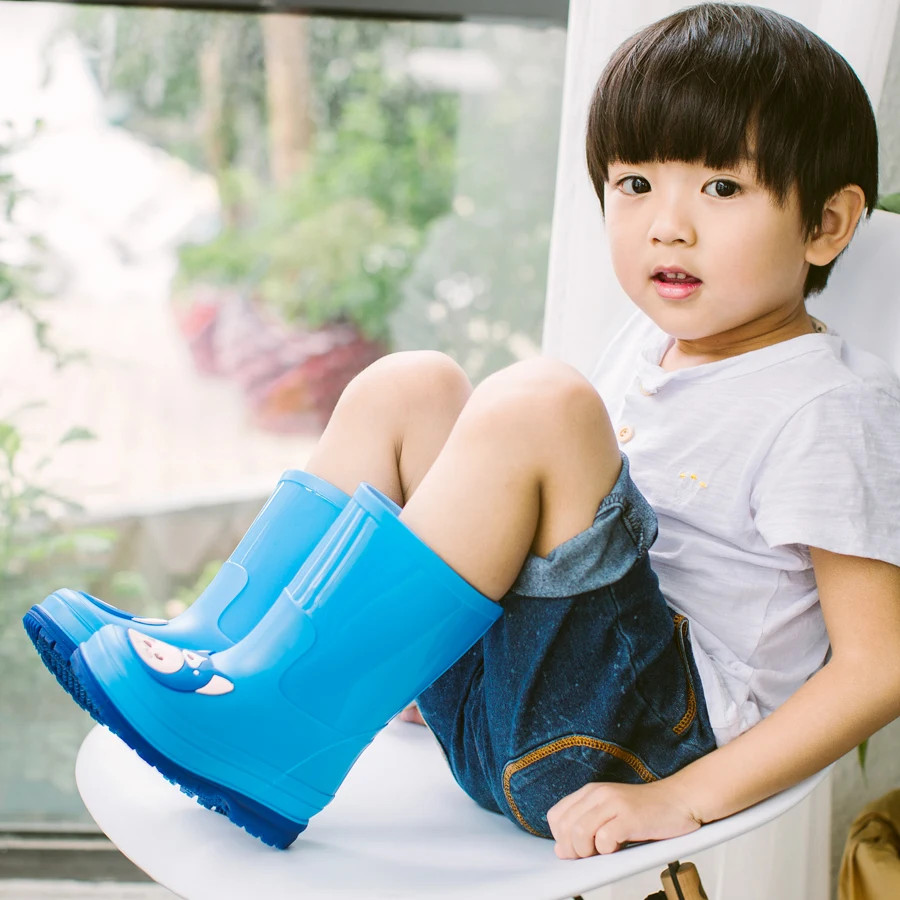 

Kids Rain Boots Girls Boys children Tiger Sheep Dragon Lion Waterproof Overshoes Flat Water Shoes Rubber Student Shoes Outdoor