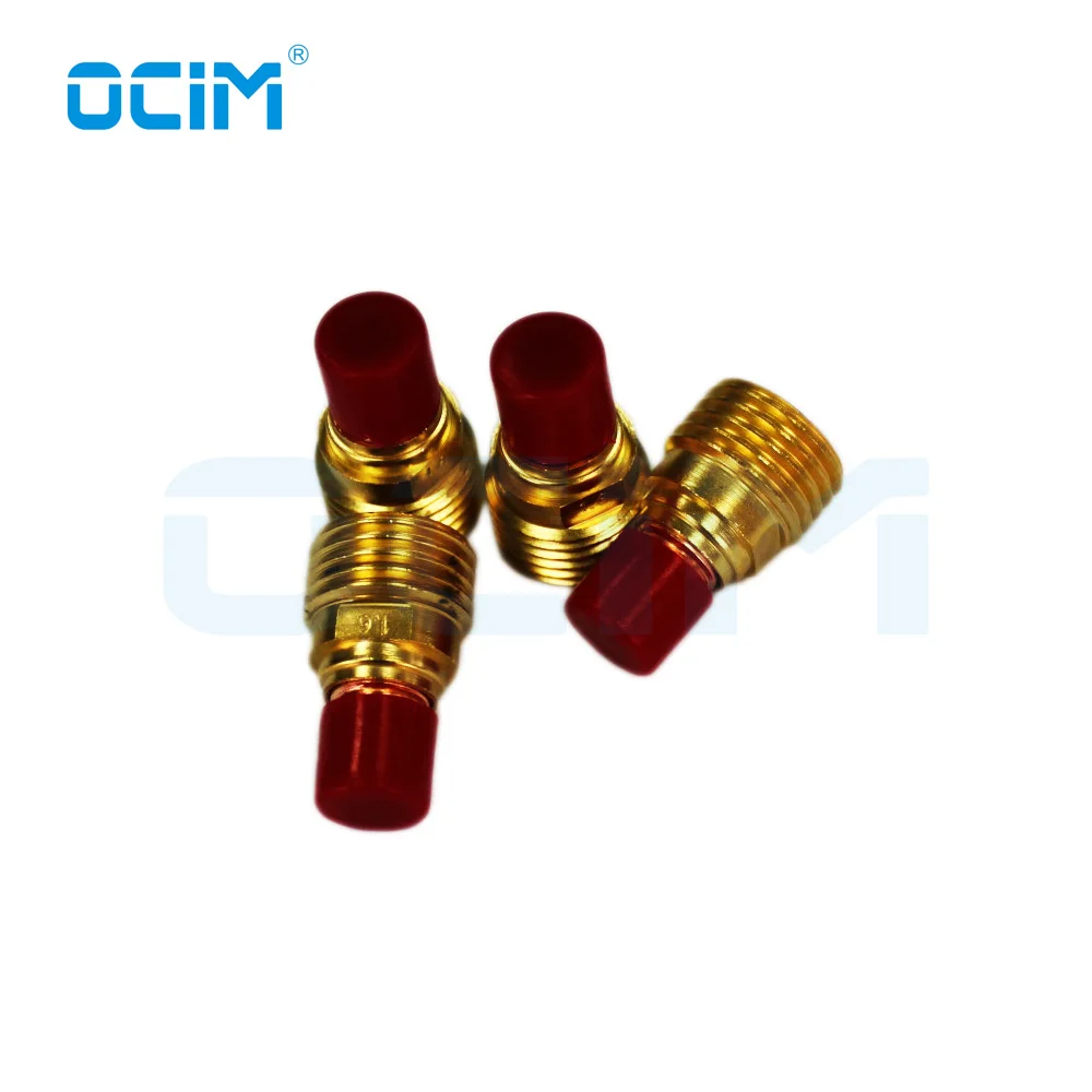 5PCS Small Gas Lens 1.0mm 1.6mm 2.4mm 3.2mm For TIG Welding Torch WP9/20/25 aluminum flux core wire