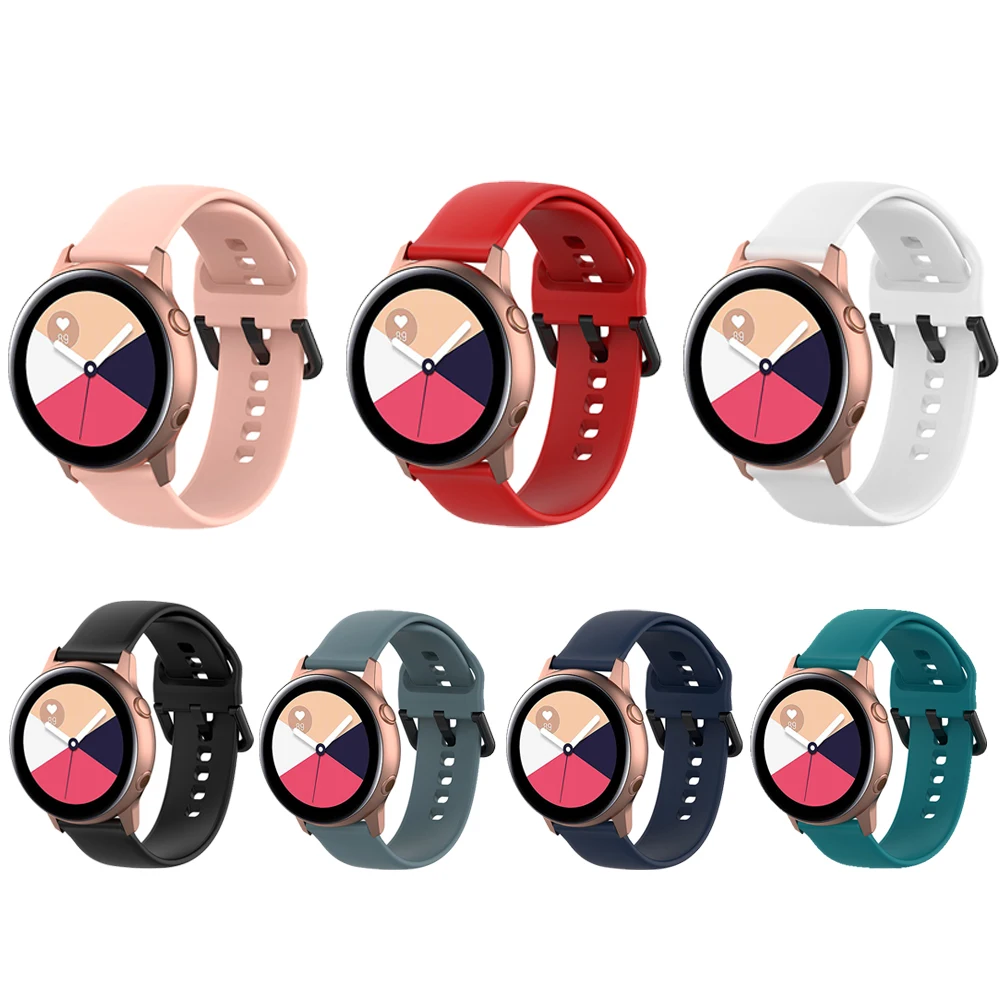 

For Samsung Galaxy Watch Active R500 Strap Watchband Sport Band Replacement Sport Strap L Size+S Size Smart Watch Accessories