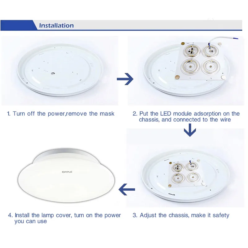 Светодиодный потолочный светильник 2 шт. 12/24/35/45 Вт 220 В 230 В|smd white|smd 220vsmd led 220v |