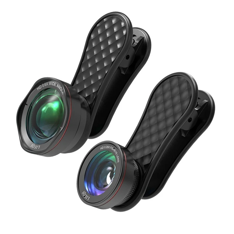 

Lieqi Camera Lens Kit 3 in 1 (0.6X Super Wide Angle+15X Macro Lens+180° Fisheye Lens) for X, 8, 7 Plus / 7 / 6S P