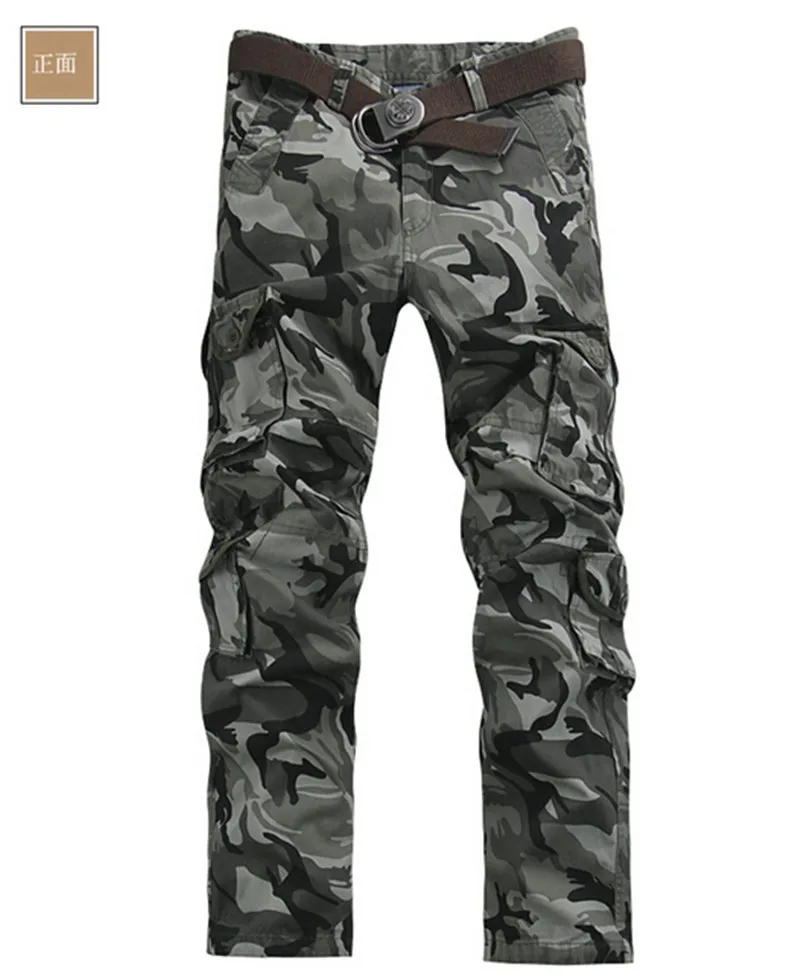 Мужские брюки карго Теплые Мешковатые армейские брюки хлопковые брюки для мужчин мужские военные камуфляжные тактические брюки