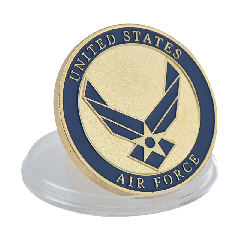 WR военный воин ВВС США защищает золото вера коллекционные монеты КОПИЯ коллекционные монеты для подарков сувениры для дропшиппинг