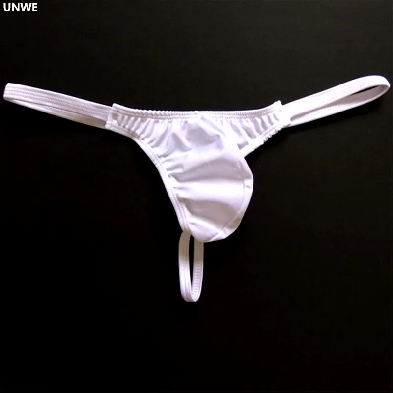 Brand Gay Thong Pouch Low Rise Enhance Mens Thongs and G Strings Sexy Beach Swimwear Mens Bikini