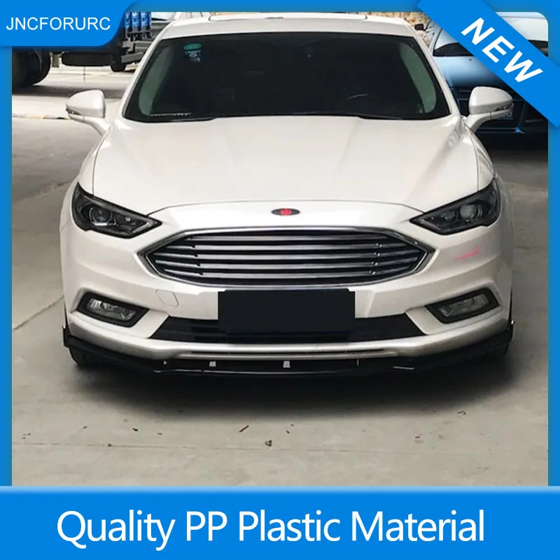 Качественный спойлер для переднего бампера Ford Fusion 2017 18 PP Plastic 3 шт./компл. боди