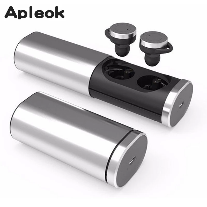 

New B1 TWS True Bluetooth Mini Wireless Headset Wireless Bluetooth 4.1 Earbuds with Charging Box Stereo Music In-Ear Earphone