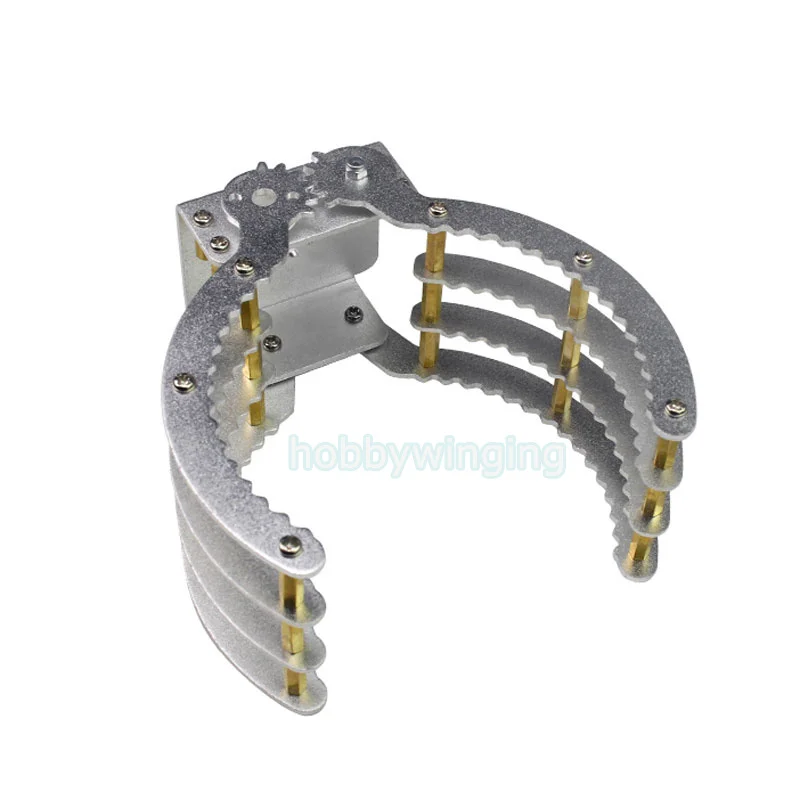 Symmetric Grasping Large Clamp Mechanical Robot Claw Manipulator Gripper Metal Aluminum Hand Grips Paw w/ LDX-335MG Servo Symmetric Grasping Large Clamp Mechanical Robot Claw Manipulator Gripper Metal Aluminum Hand Grips Paw w/ LDX-335MG Servo