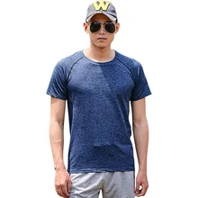 Профессиональные рубашки для йоги мужские летние подходят для спорта, фитнеса, бега футболка быстросохнущая тренировочная одежда Дышащие упражнения футболки топы