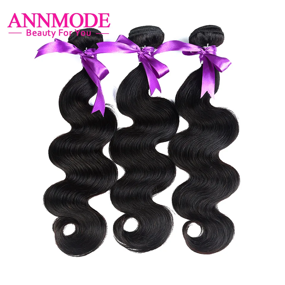 Indian Hair Bundles Body Wave Non Remy Hair Weft 1/3/4 Bundles Human Hair Extensions Natural Color Free Shipping Annmode Indian Hair Bundles Body Wave Non Remy Hair Weft 1/3/4 Bundles Human Hair Extensions Natural Color Free Shipping Annmode