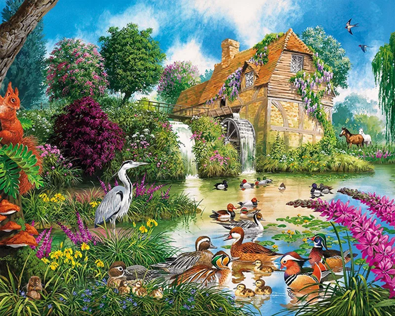 

5D DIY Diamond Painting Birds Diamond Embroidery Animal Full Cross Stitch kits handmade embroider Crafts for child