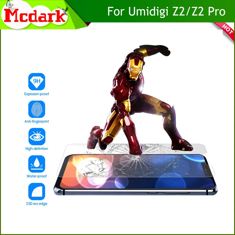 Mcdark 2.5D 9H закаленное стекло для Umi Umidigi Z2 Pro защита экрана 6 2 дюймов стеклянная