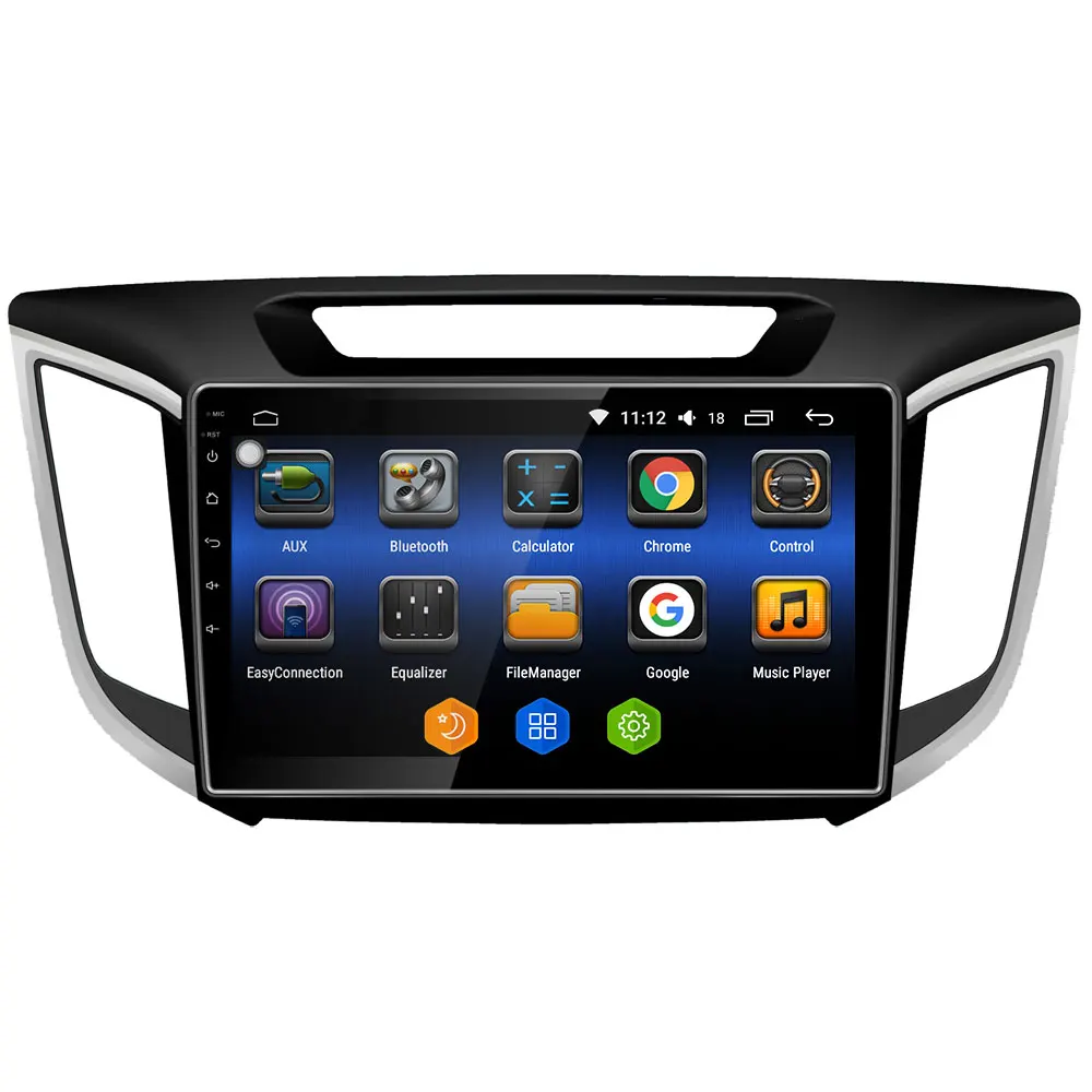 Sale 10.1" IPS 4G DSP Carplay Android 8 Octa Core 4GB RAM 64GB ROM Car DVD Multimedia Player Stereo For Hyundai IX25 Creta 2014-2018 1