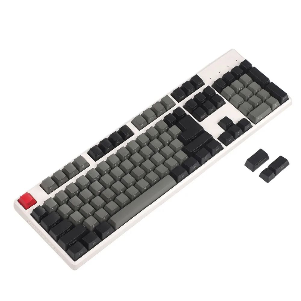 YMDK толстый PBT черный белый Dolch OEM профиль Keycap набор ключей подходит для Steelseries 6GV2 7G