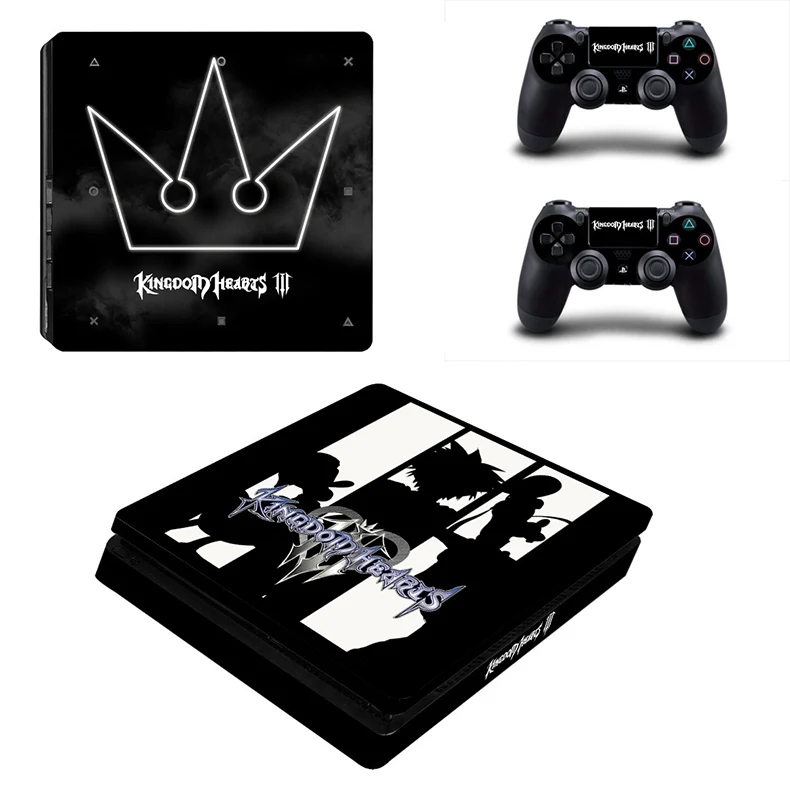 Kingdom Hearts 3 PS4 тонкая наклейка для кожи Play station 4 Slim sticker s Decal Pegatina для игровой консоли и контроллера