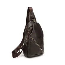 BARHEE Мужская серия Натуральная кожа Мужская бюст сумка высшего качества воловья Повседневная сумка на плечо Маленькая дорожная Сумка многофункциональная