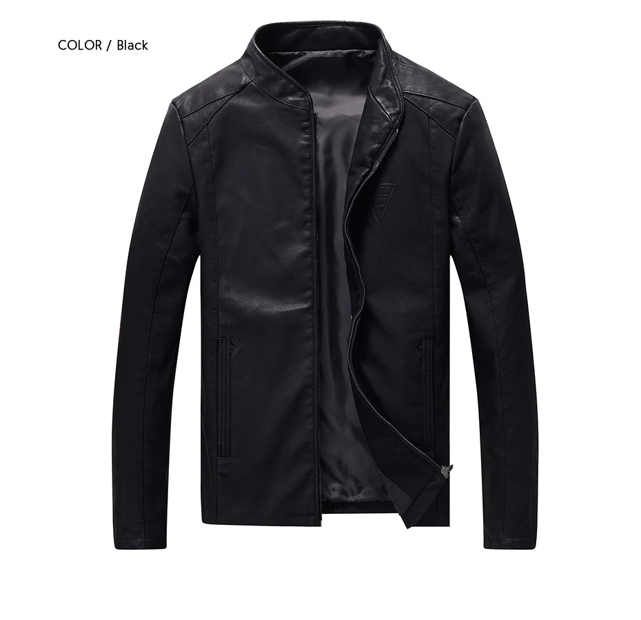 pu leather jacket