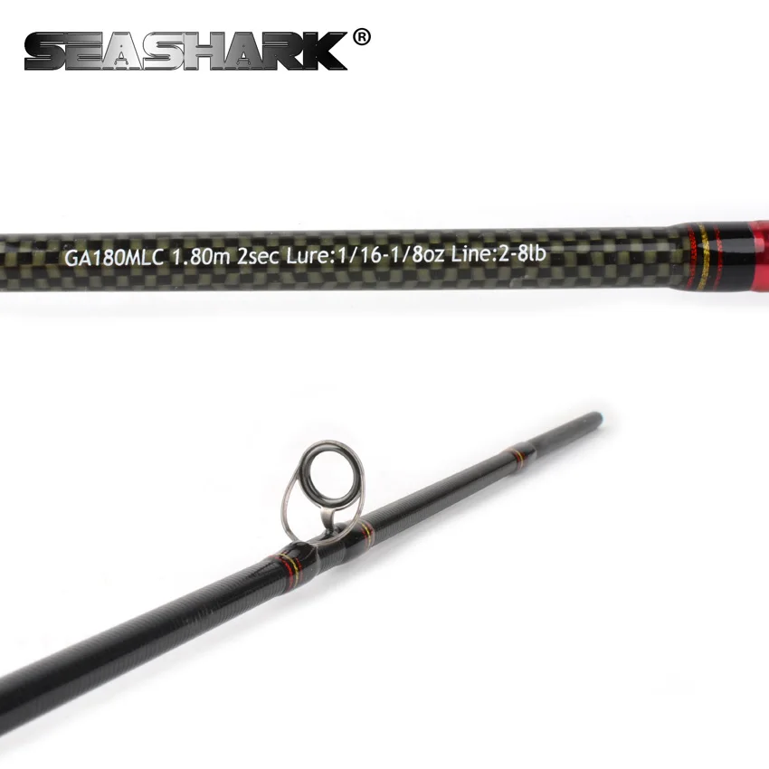 SEASHARK литья стержень 1 8 м приманки стержни Мощность M 2 12 г линия тяговое усилие 6 4 5