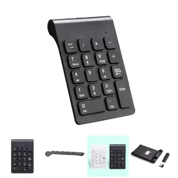 

Hot Sale Portable 2.4G Wireless Digital Keyboard USB Number Pad 18 Keys Mini Numeric Keypad For Laptop PC Notebook Desktop