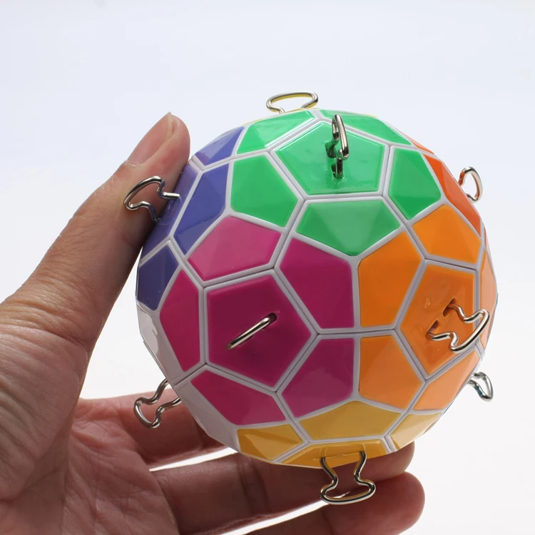 2016 Newest Tops Puzzle Magic Ball Colorful Strengthened Version Cube Magic Puzzle Learning Educational Christmas gift