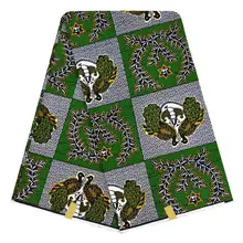 Хлопок Высокое качество Африканский Воск Принты Ткань Голландский Воск Анкара Ткань 6 ярдов Y904517-23