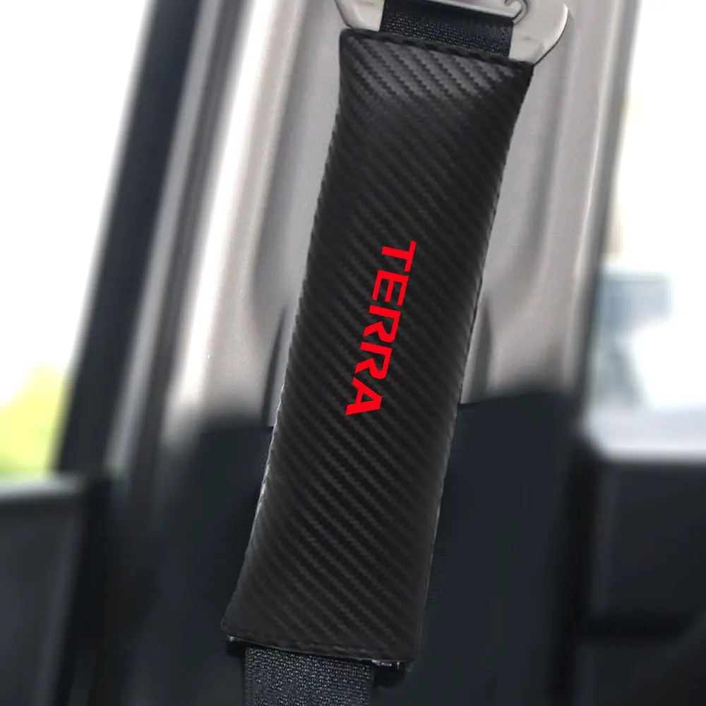 Для Nissan Terra автокресло плечевой ремень защитные накладки крышка отсутствие скольжения не натирает Soft Comfort 2 шт Красный сине-белые