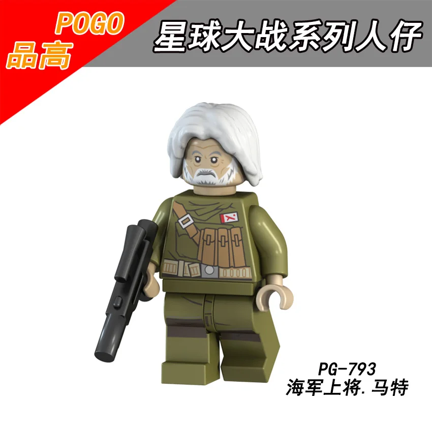 Одиночная продажа PG793 Navy commander Han Solo Star Wars Специальное предложение строительные