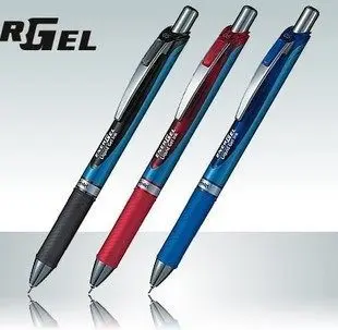 Japão Pentel Caneta Linha Gancho 0.5mm Superfine Suave 3 Cor Bln-75 Gel