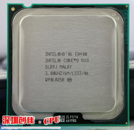 Origianl إنتل كور 2 ديو E8400 معالج وحدة المعالجة المركزية (3.0 Ghz/6 M/1333 GHz) المقبس 775 Origianl إنتل كور 2 ديو E8400 معالج وحدة المعالجة المركزية (3.0 Ghz/6 M/1333 GHz) المقبس 775