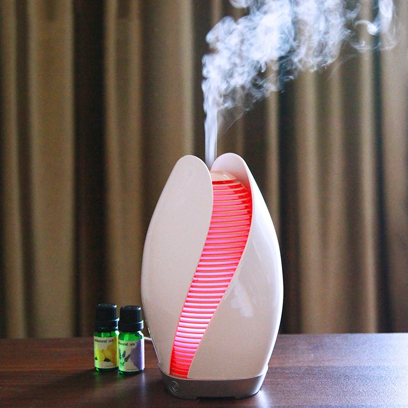 Flower Bud Style 110ML Capacity Night Light Ultrasonic Humidifier Mist Maker Desktop Fashion Essential Oil Aroma Diffuser Flower Bud Style 110ML Capacity Night Light Ultrasonic Humidifier Mist Maker Desktop Fashion Essential Oil Aroma Diffuser