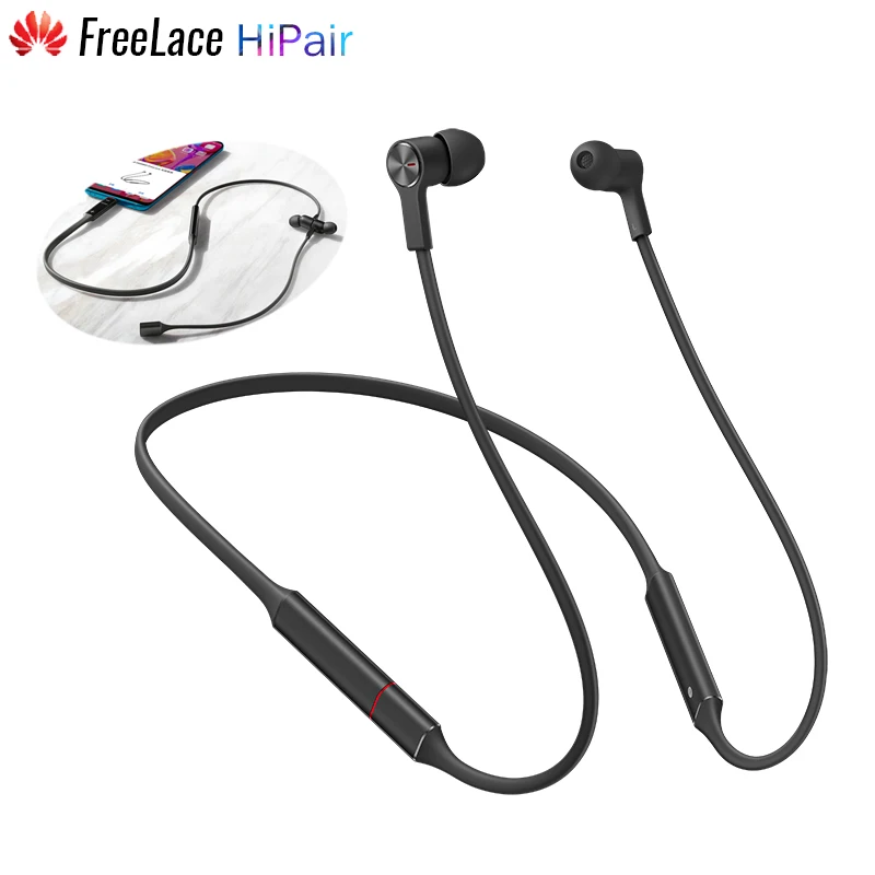 Оригинальный Huawei FreeLace Bluetooth 5 0 Беспроводная гарнитура наушники HiPair Быстрая