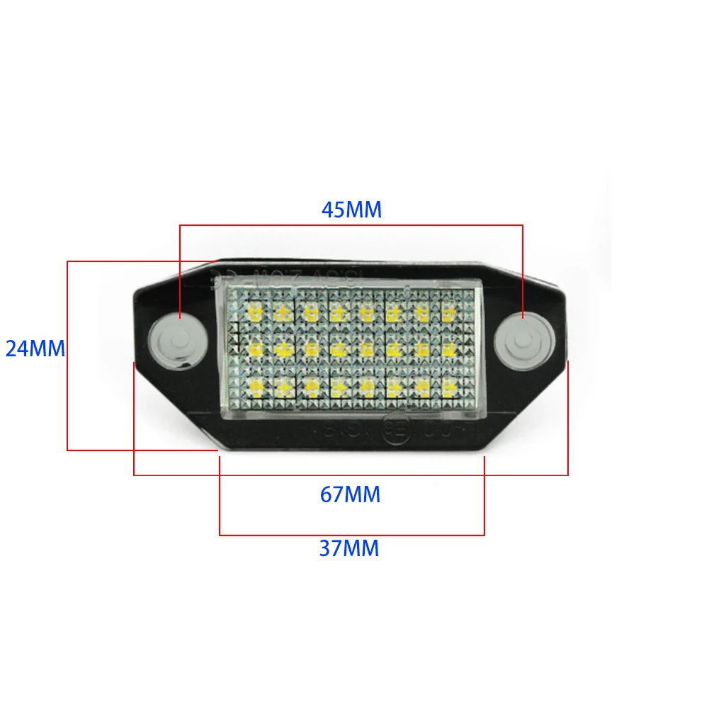 Заводская распродажа 2 шт. 24smd Нет Ошибка LED Количество Номерные знаки для мотоциклов свет лампы для Ford Mondeo Mk3 2000-2007