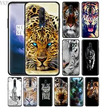 Cute Tiger Abstract Tiger Phone Case for Oneplus 7 7Pro 6 6T Oneplus 7 Pro 6T Black Silicone Soft Case Cover