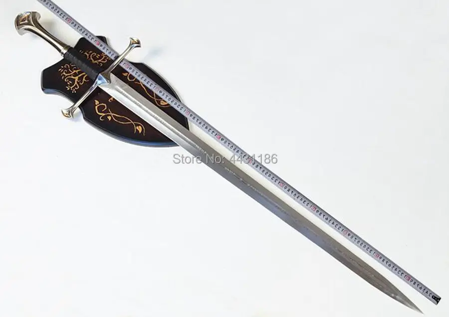 Lord of the Rings Anduril The Sword of Aragon holy sword Stainless Steel Blade Sharp Home Decorate Collection Real Knife Swords