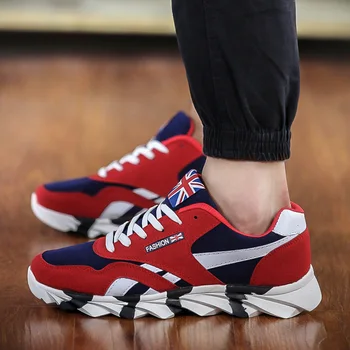 

Size 39-48 Men Running Shoes 2017 Spring Winter Outdoor Walking Shoes Breathable Mesh Men Sneakers Sport Shoes For Men RnA888