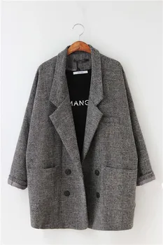 

2020 Spring and autumn women blazers new retro loose suit jacket female casual suit jacket female outerwear women jacket coats