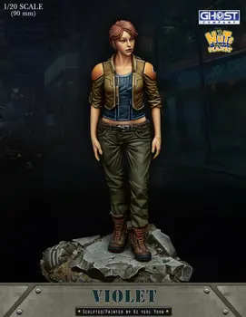 

DIY 1/20 Resin Character Game Movie Violet Future Style R03
