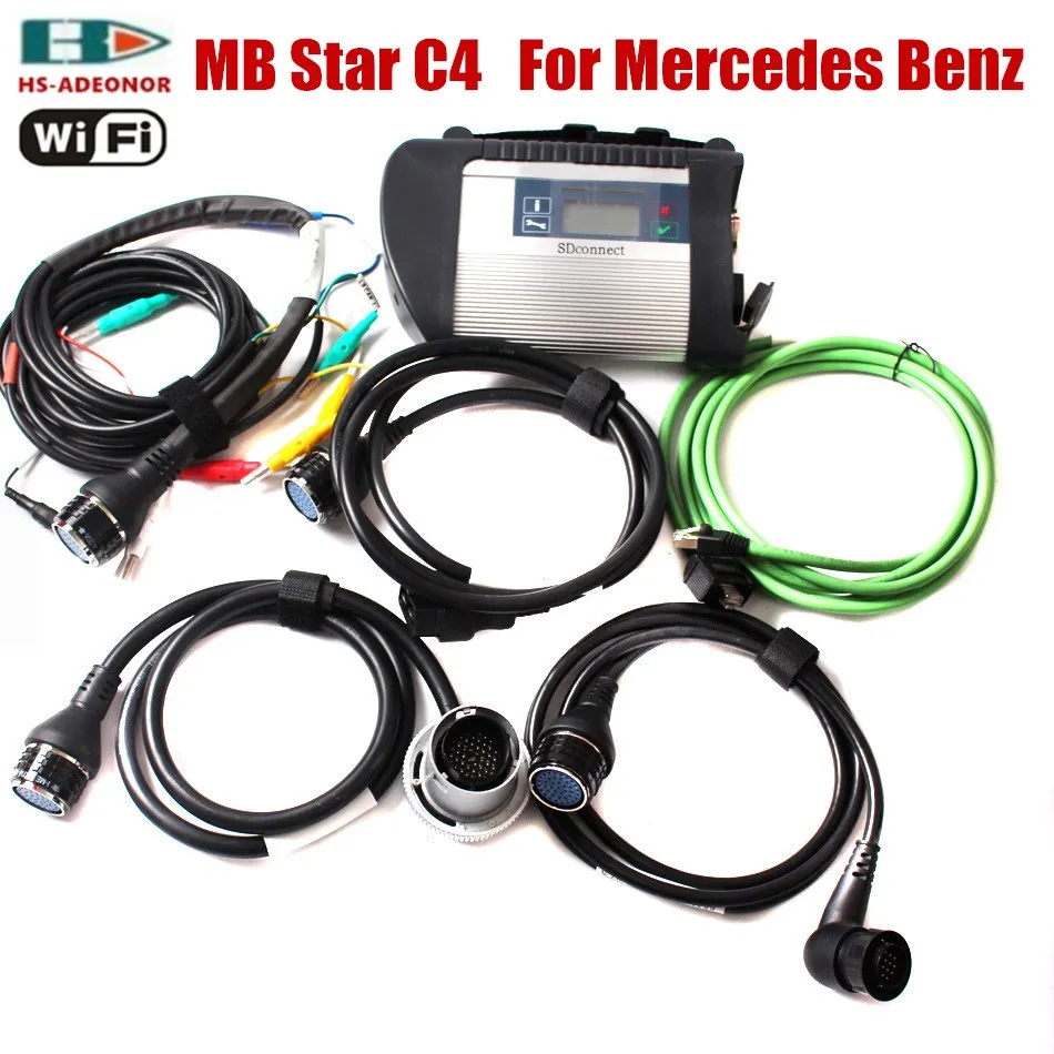 2020 MB STAR C4 с WI-FI OBD сканер SD подключается для Benz автомобили грузовиков и автобусов