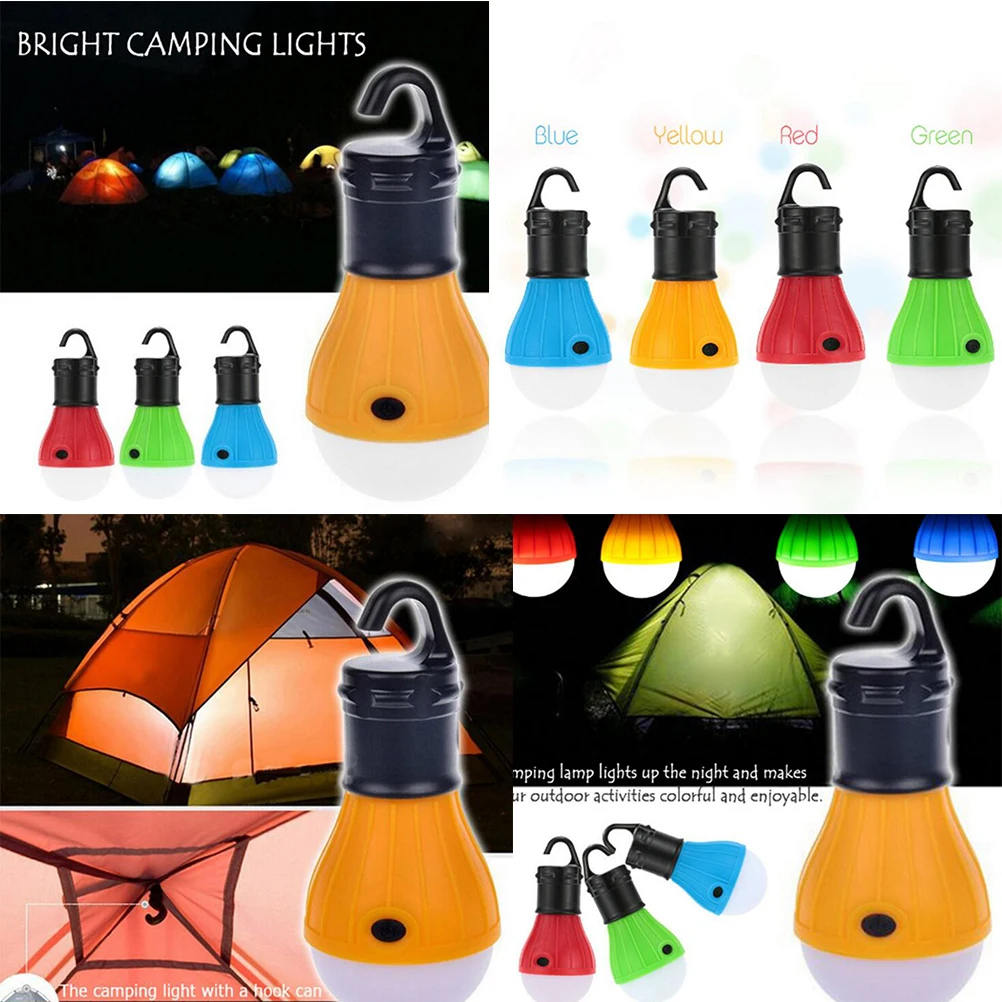 Portable Outdoor Hanging LED Lantern Light LED Camp Lights Bulb Lamp