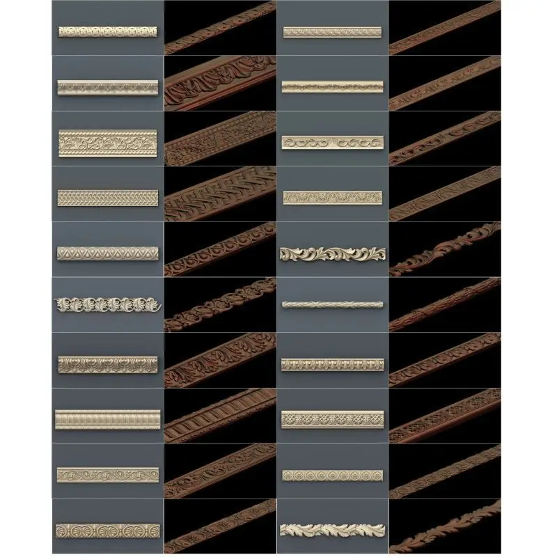67pcs/set Decor horizontal 3d model STL relief for cnc STL format 3d model for cnc stl relief artcam vectric aspire