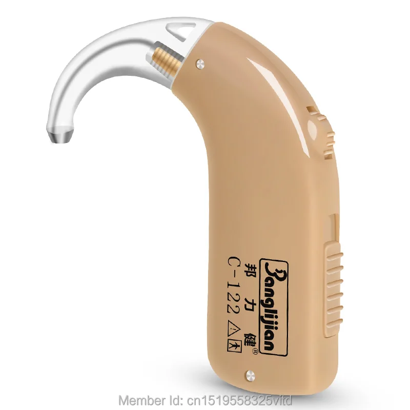 rechargeable mini BTE hearing aid C 122,serious hearing loss noise