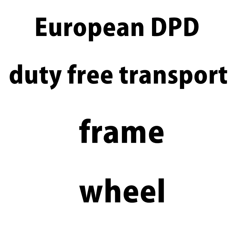 

HOLLE BIKE frame Europe DPD duty-free transportation, freight compensation link