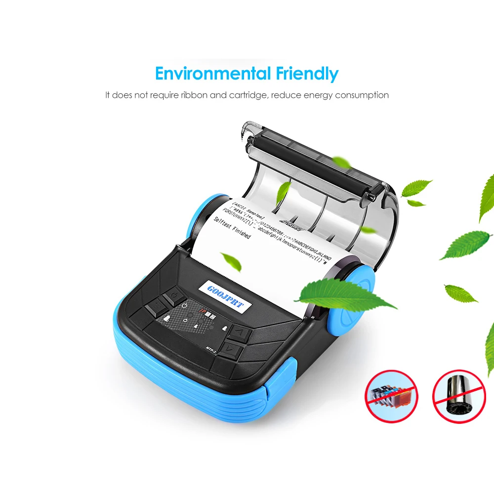 mini thermal printer bluetooth Goojprt Mtp-3 80Mm Bluetooth 2.0 Mini Thermal Printer Exquisite Lightweight Design Portable Receipt Printer For Android Ios Wi best mini portable printer