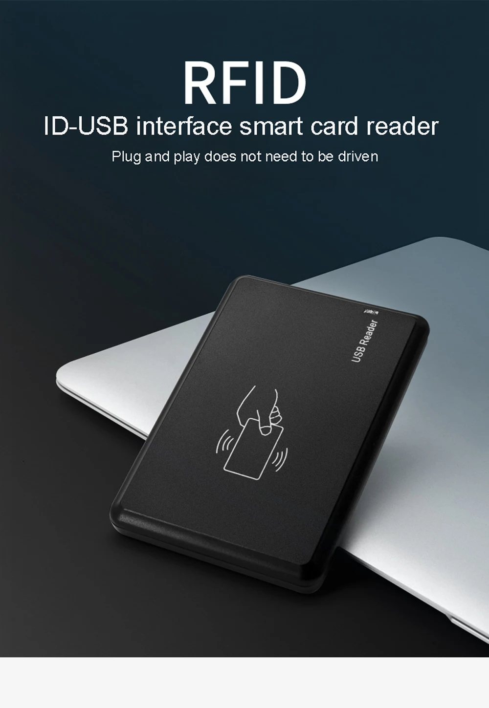 125 кГц RFID считыватель EM4100 USB близость Сенсор Smart Card Reader Нет Привод выдачи для доступа Управление