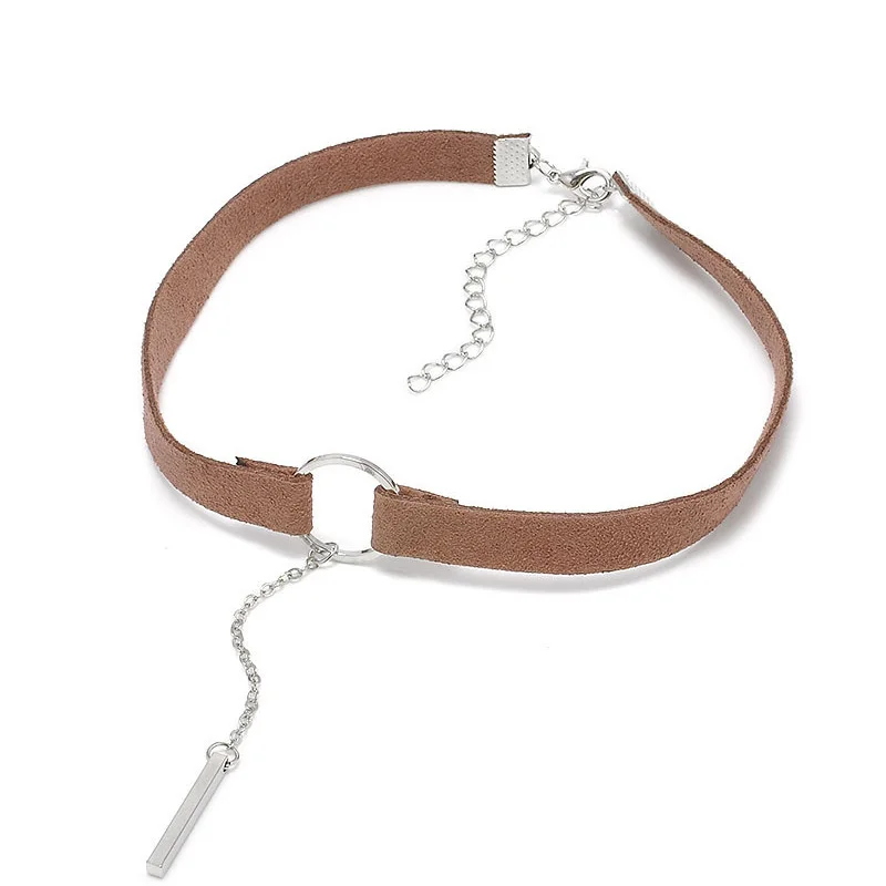 4 brown silver hoop