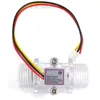 G1/2 de plástico Sensor de Flujo de Agua medidor de turbina Hall caudalímetro para Arduino fácil a medida/agua/tasa de flujo con XH-3P conector ► Foto 1/3