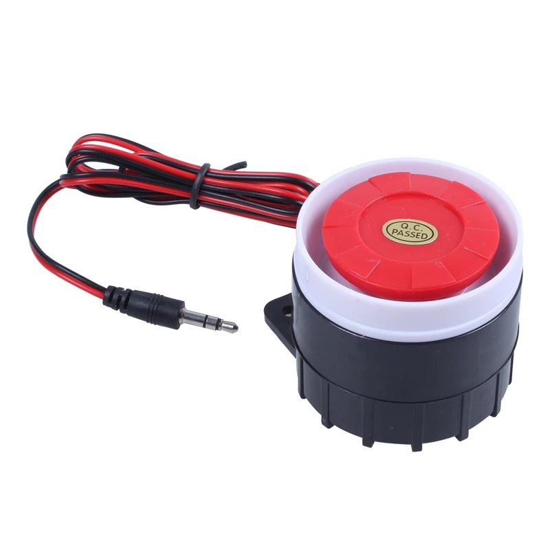 

Wired Mini Siren for Home Security Alarm System Horn Siren 120dB 12V