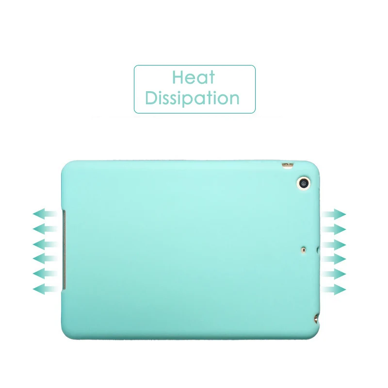 Силиконовый чехол для планшета iPad 2018 2017 9 7 Air 2 мягкий ударопрочный с защитой 360 °