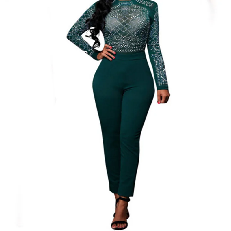 rhinestone jumpsuit uk