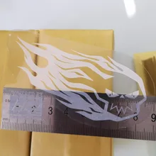 1000 шт. прозрачные ПВХ наклейки, белый цвет печати, высечки, пункт № CU65